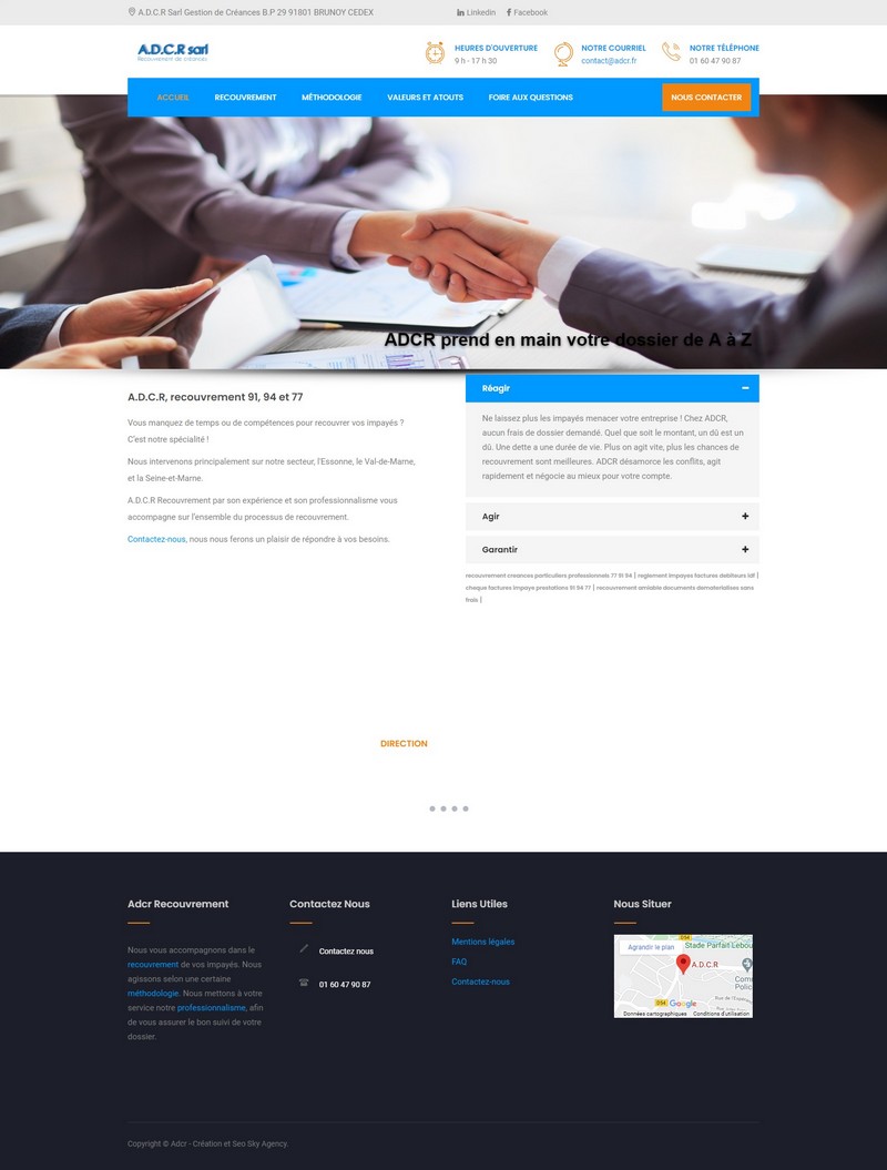 creation site web 77 adcr