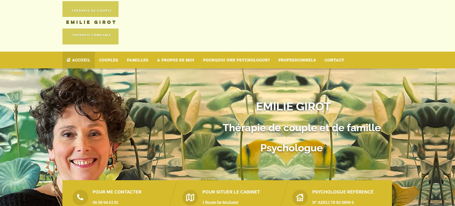Site internet de Emilie GIROT